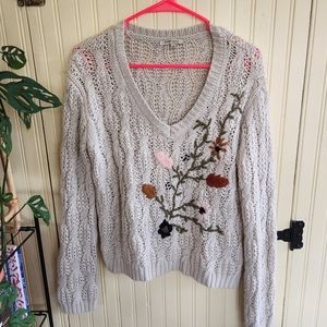 Embroidered Sweater